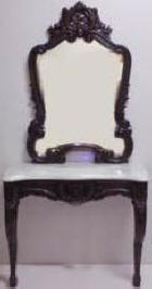 Consola estilo rococó